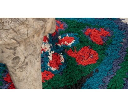 Tapis Zendack tissage laine sur sac plastique 47 - 65 x 110 cm